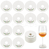 Paper Wine Glass Charms AJEW-WH0080-13C-1