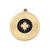 304 Stainless Steel Enamel Pendants STAS-I325-055G-02-1