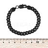 304 Stainless Steel Cuban Link Chain Bracelets for Men Women BJEW-Q038-02EB-5