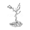 Alloy Crystal Ball Holders ODIS-WH0038-229A-P-6