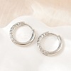 Brass Huggie Hoop Earrings KK-CBA8A92-04P-3