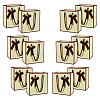 Rectangle Paper Gift Storage Bags with Handle CARB-WH0017-13B-1