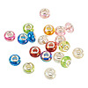 20Pcs UV Plating Resin European Beads RESI-TA0004-30-2