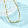 304 Stainless Steel 2 strand Necklaces for Women NJEW-C061-01G-3