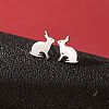 Stainless Steel Stud Earrings for Women PW-WGFE412-06-1