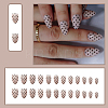 1 Bag Polka Dot Plastic Press On False Nails MRMJ-CP0001-65B-4