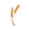 Rhinestone Wheat Brooch Pin LS-JEWB-C003-02-1