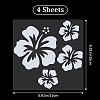 PET Self Adhesive Car Stickers STIC-WH0010-05B-2