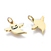 316 Surgical Stainless Steel Enamel Charms STAS-S116-344G-2