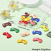 16Pcs 8 Colors Opaque Resin Pendants RESI-CJ0003-77-9