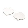 Non-Tarnish Stainless Steel Pendants STAS-L276-01P-06-2