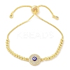 Brass Micro Pave Cubic Zirconia Slider Bracelets for Women LS-BJEW-S158-08G-02-4