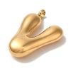 Ion Plating(IP) 304 Stainless Steel Pendants STAS-M017-08G-22-2