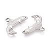 304 Stainless Steel Shark Pendants STAS-T069-12P-2