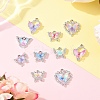 10Pcs 10 Styles Alloy with Rhinestone Pendants FIND-YW0009-49-4