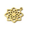 5Pcs 201 Stainless Steel Pendants STAS-Z068-02G-02-2