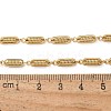 304 Stainless Steel Spiral Link Chain Necklaces NJEW-S442-10G-5