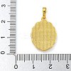 Brass Pendants with Shell and Jump Ring KK-D534-03G-01-3