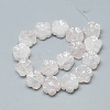 Carved Natural Rose Quartz Beads Strands LS-G-T122-08B-2