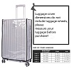 Transparent PVC Luggage Cover AJEW-WH20080-52B-4