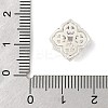 Brass Micro Pave Cubic Zirconia Beads KK-K297-30S-4