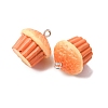Opaque Resin Pendants RESI-K048-01E-2