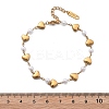 Ion Plating(IP) 304 Stainless Steel Link Bracelets for Women BJEW-P345-08G-5