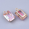 Transparent Glass Pendants GLAA-T007-20D-2