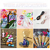 2 Bags 2 Colors Metallic Wire Twist Ties OCOR-TADJ0001-04-6