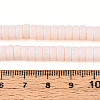 Opaque Solid Color Glass Beads Strands GLAA-N026-3x6mm-01-4