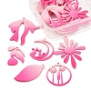 1 Set Spray Painted Alloy Charms FIND-YW0003-11C-2