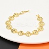 Halloween Brass Link Bracelets for Women BJEW-B149-02-4