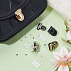 4 Bags 4 Colors Arch Shaped Alloy Purse Locks FIND-NB0006-43-4