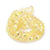 Electroplate Transparent Glass Beads EGLA-Z003-HP01-2