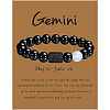 12 Constellation Round Opalite Beads Stretch Bracelets WGD22B0-23-1