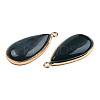 Natural Moss Agate Pendants X-G-S344-51B-4