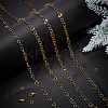 DIY 304 Stainless Steel Rolo Chains Necklaces Making Kits DIY-BBC0002-03-4