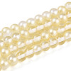 Baking Paint Transparent Glass Beads X1-DGLA-N011-6mm-02-1