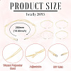 20Pcs Waxed Polyester Cord Bracelet Making AJEW-TAC00087-3