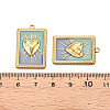 Ion Plating(IP) 304 Stainless Steel Pendants STAS-N107-05B-G-3