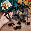 Iron Bell Pendant Decorations HJEW-OC00024-3