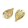 304 Stainless Steel Enamel Pendants STAS-L290-04G-2