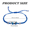 1Pc Alloy Butterfly Link Bracelet BJEW-LP0004-25D-2