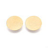 PVD Vacuum Plating 304 Stainless Steel Brooch Cabochon Settings STAS-E547-08L-G-2