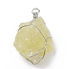 Natural Citrine Pendants G-Q993-01-1