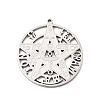 304 Stainless Steel Pendants STAS-A146-03P-1