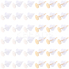 200Pcs 2 Colors 304 Stainless Steel Stud Earring Findings STAS-BBC0009-92C-7