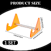 1-Tier Acrylic Keyboard Display Stands with Platinum Plated Iron Supports ODIS-WH20015-06C-03-2