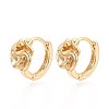 Brass Hoop Earrings EJEW-T048-21G-1