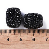 Opaque Resin European Jelly Colored Beads RESI-B025-02A-03-3